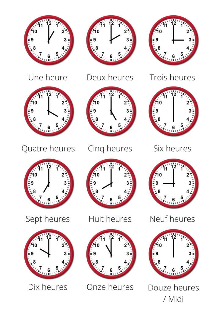Les Expressions de Temps - Expressions of Time in French 