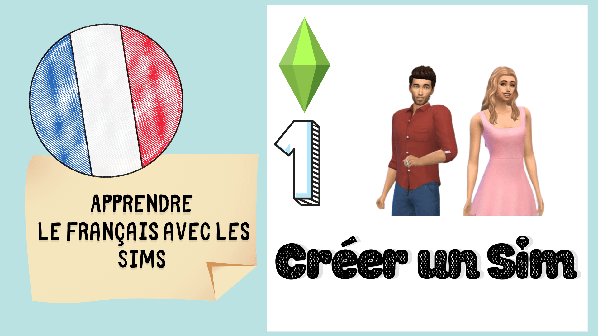 Create a sim in French