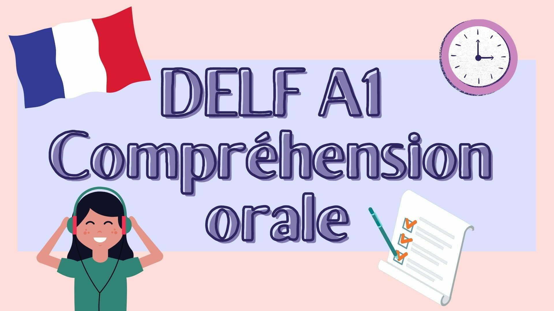 Delf A1 listening comprehension - compréhension orale