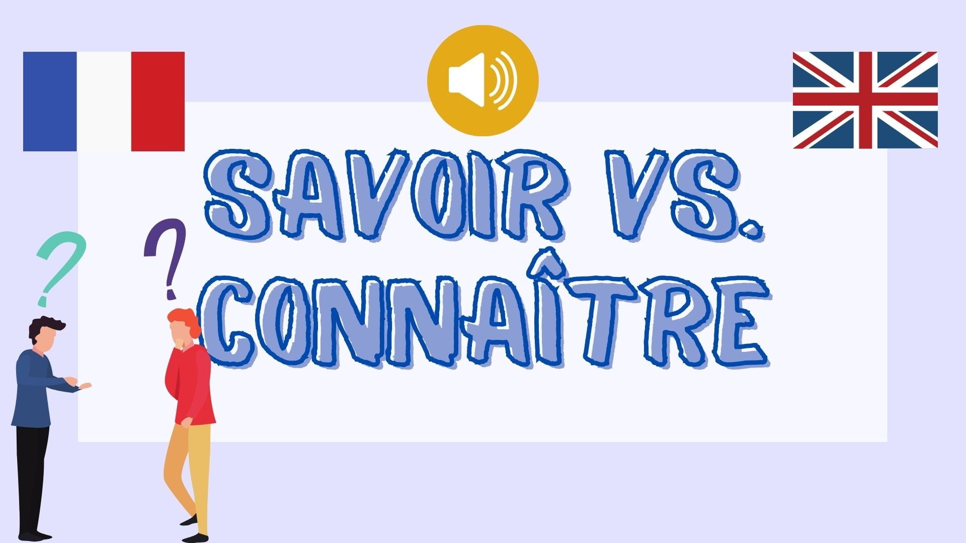 Savoir ou connaître