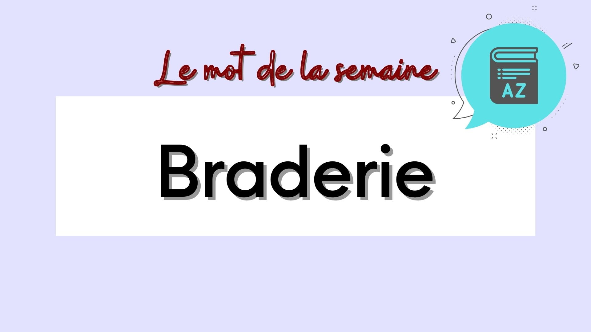 Braderie in French