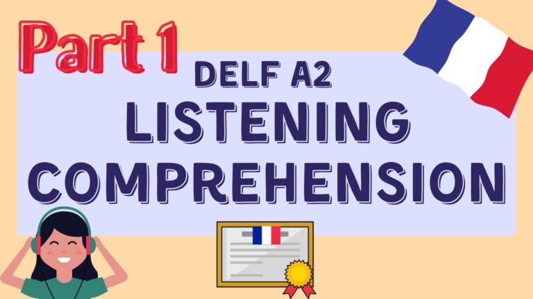 delf a2 listening comprehension