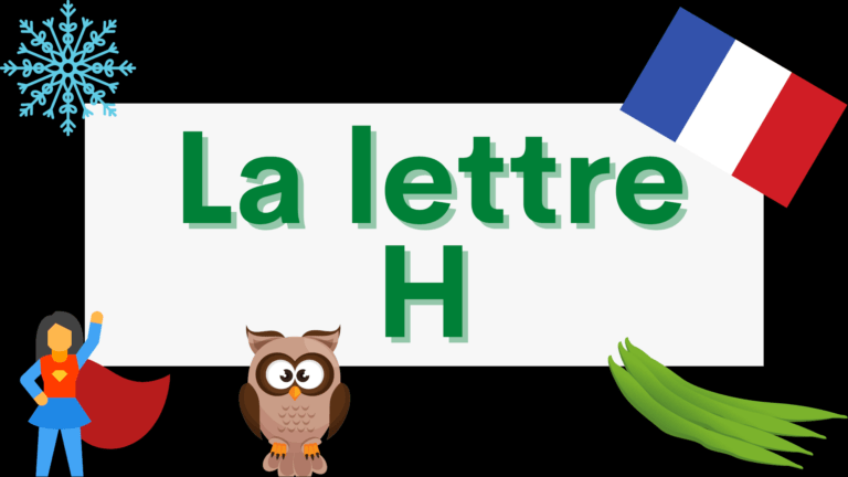 the letter H in French