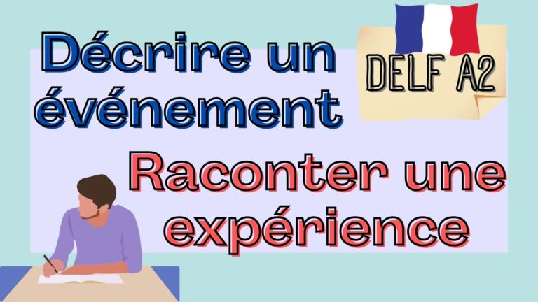 Describe an event in French