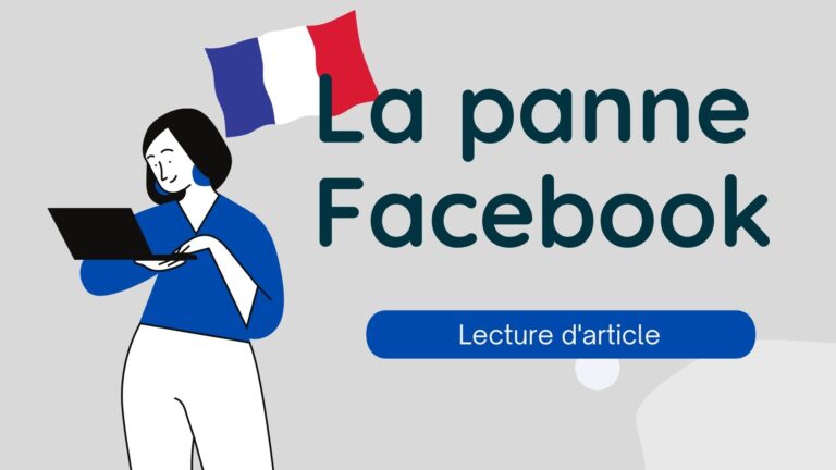 La panne Facebook - Intermediate French