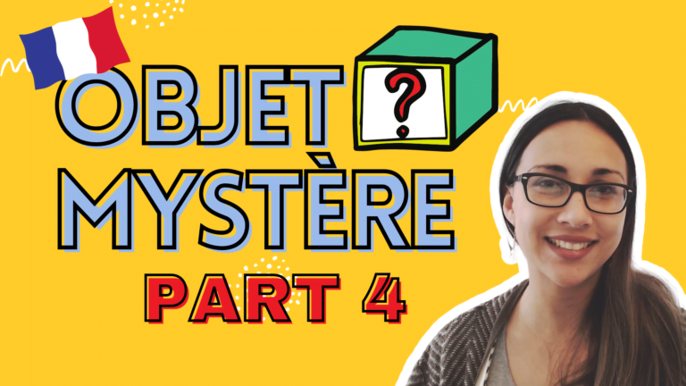 Guess the word in French Objet Mystère