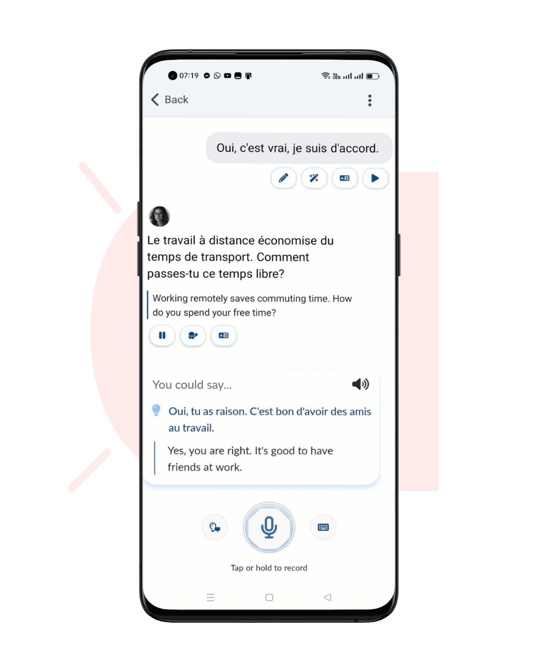 Learn French with AI
