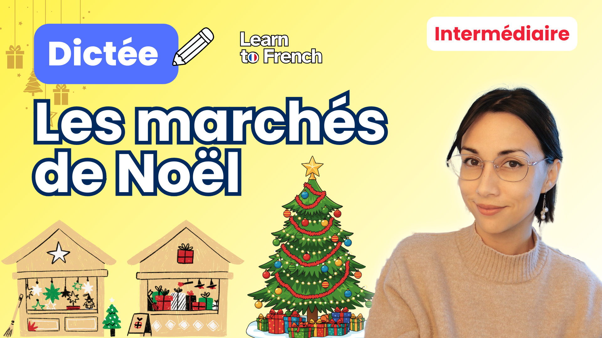 Les marchés de Noël dictée