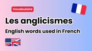 English words used in French