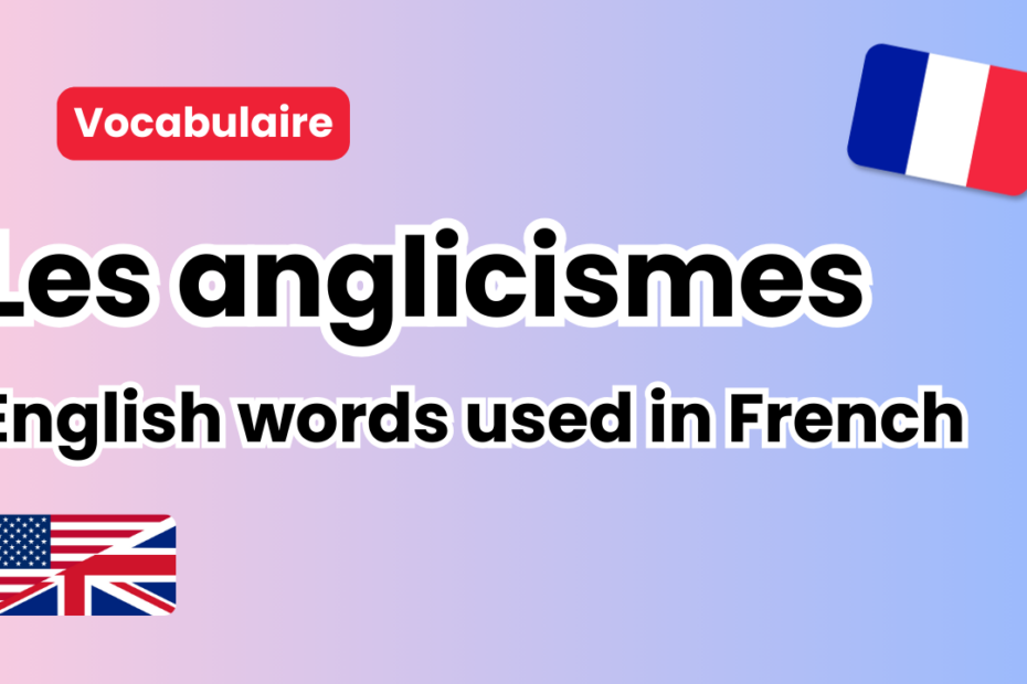 English words used in French